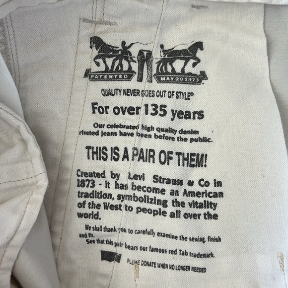 Levi's Strauss & Co. Mens Light Tan Cargo Shorts Size 34 - Picture 6 of 8